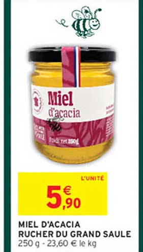MIEL D'ACACIA RUCHER DU GRAND SAULE