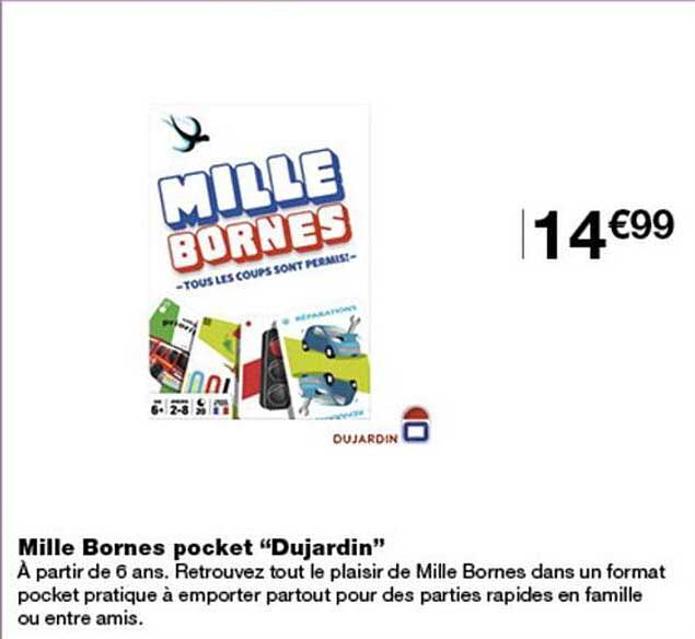 Mille Bornes pocket “Dujardin”