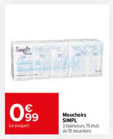 Mouchoirs SIMPL
