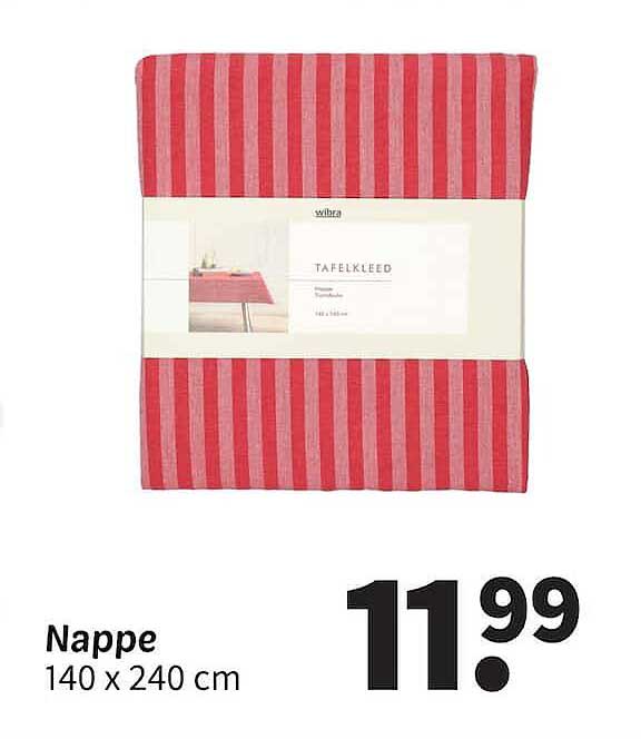 Nappe 140 x 240 cm