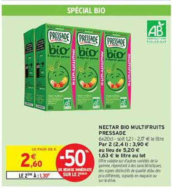 NECTAR BIO MULTIFRUITS PRESSADE