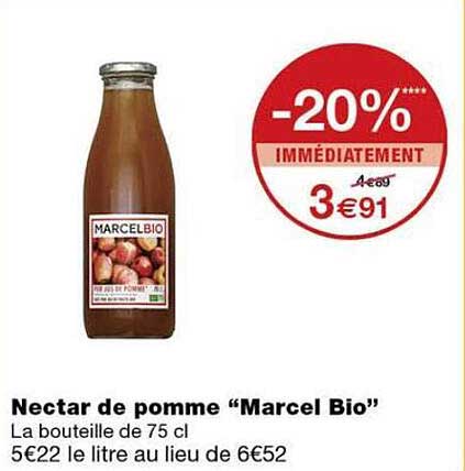 Nectar de pomme “Marcel Bio”
