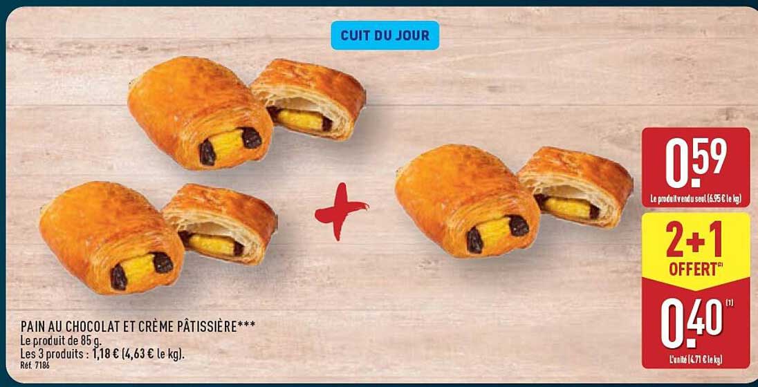 PAIN AU CHOCOLAT ET CRÈME PÂTISSIÈRE***