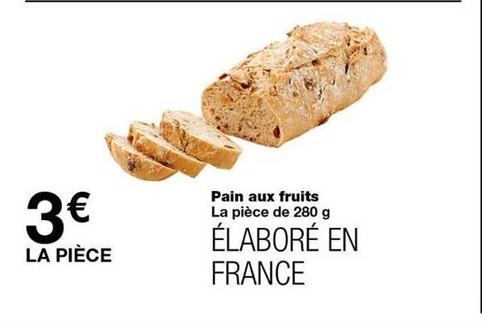 Pain aux fruits