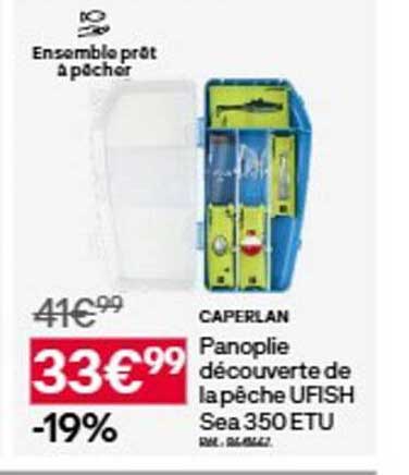 Panoplie découverte de la pêche UFISH Sea 350 ETU