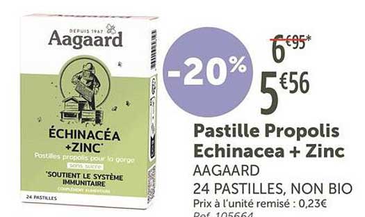 Pastille Propolis Echinacea + Zinc AAGAARD