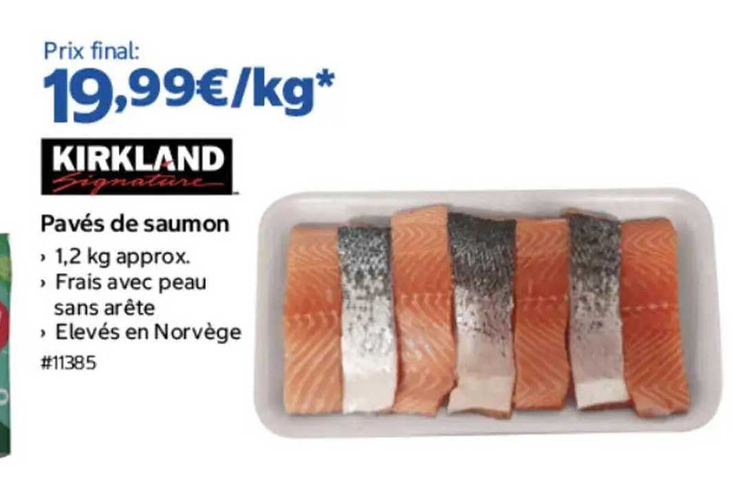 Pavés de saumon