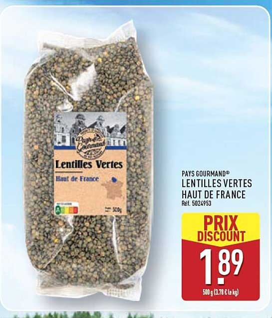 PAYS GOURMAND® LENTILLES VERTES HAUT DE FRANCE