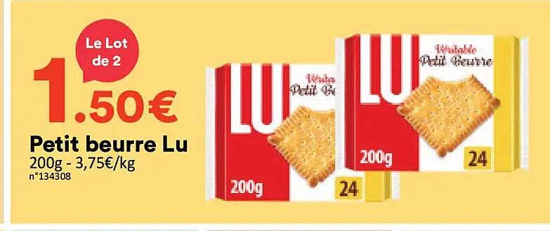 Petit beurre Lu