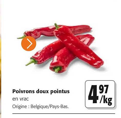 Poivrons doux pointus
