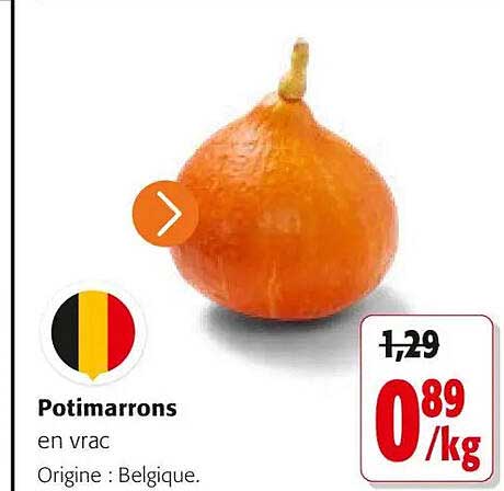 Potimarrons en vrac