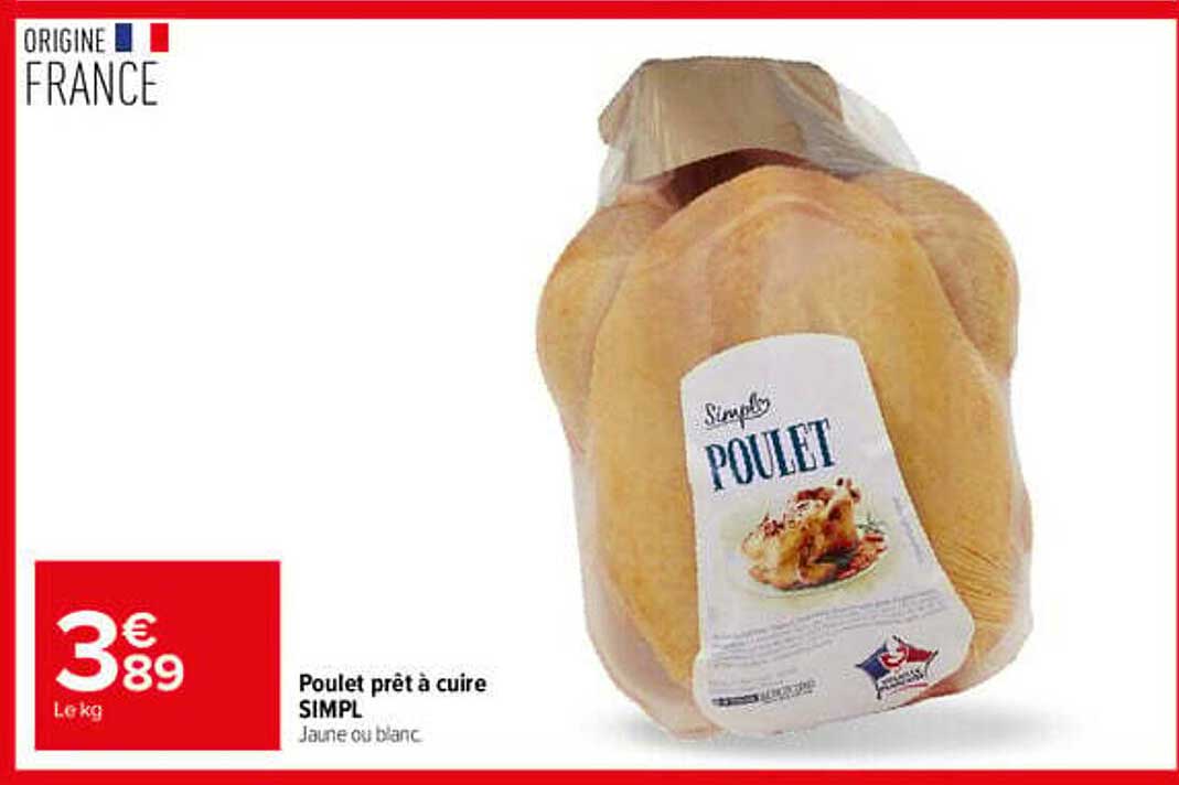 Poulet prêt à cuire SIMPL