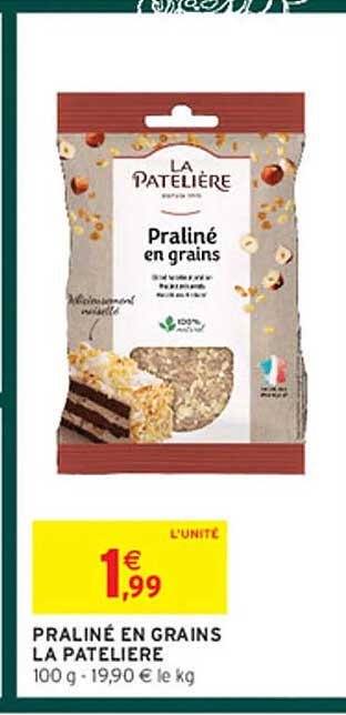 PRALINÉ EN GRAINS LA PATELIERE 100 g