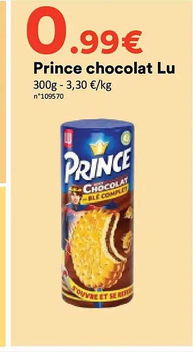 Prince chocolat Lu