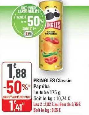 PRINGLES Classic Paprika