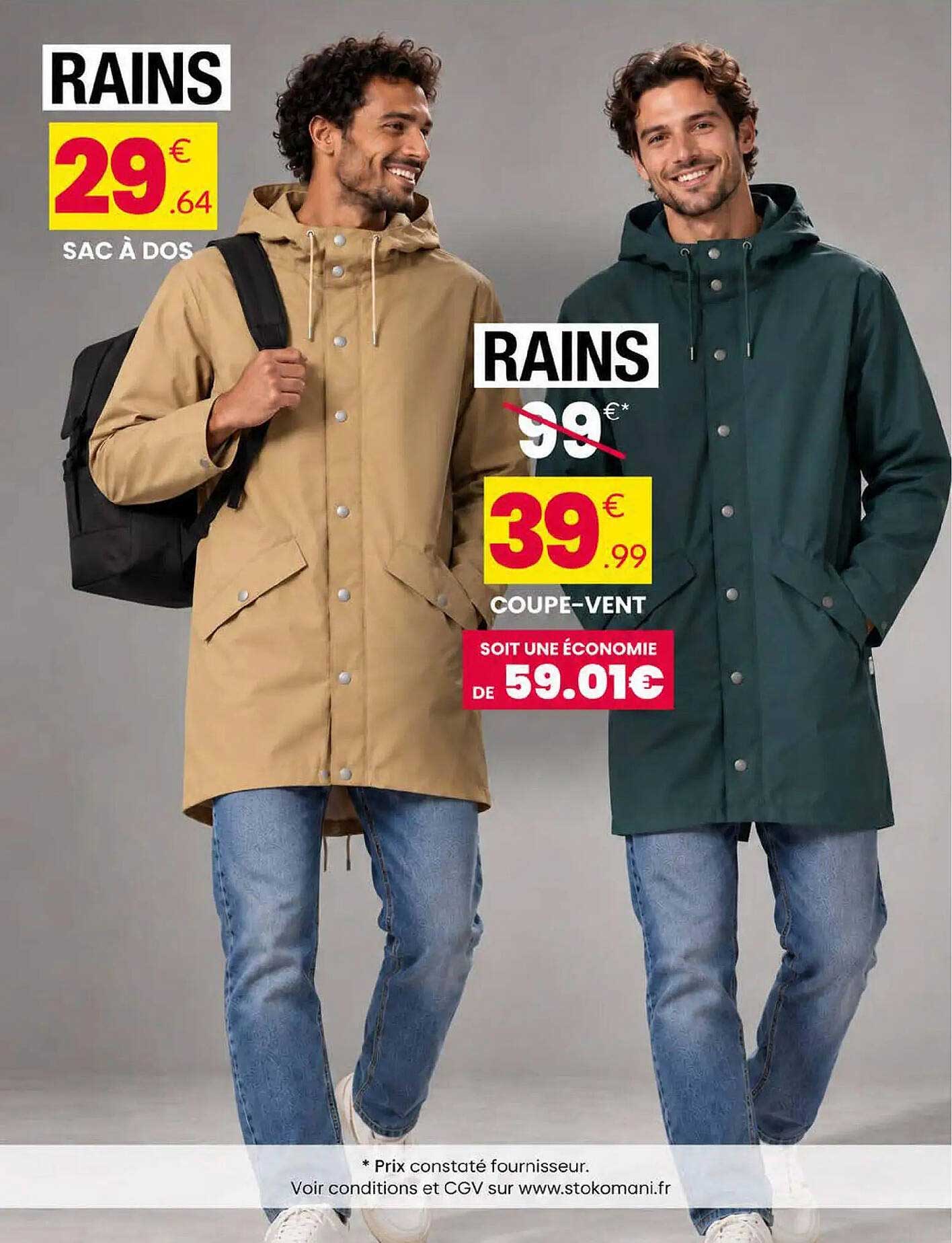 RAINS SAC À DOS