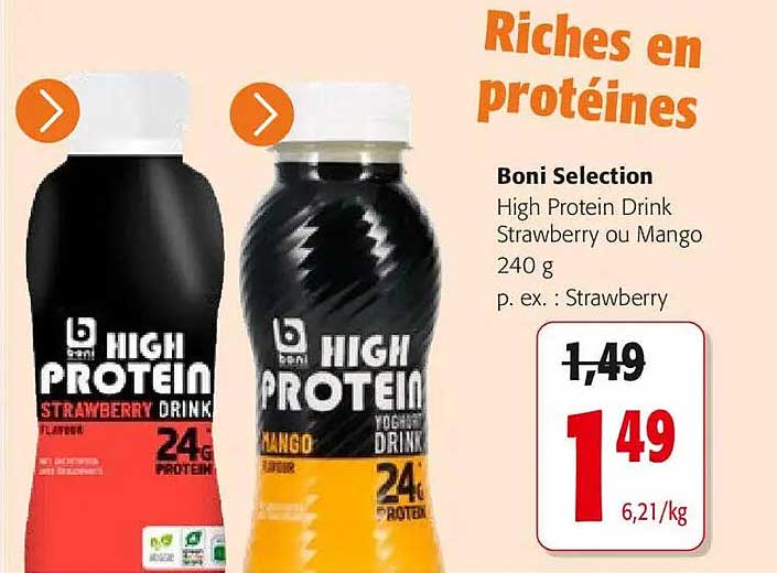 Riches en protéines