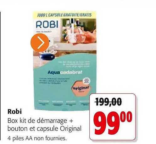 Robi Box kit de démarrage + bouton et capsule Original