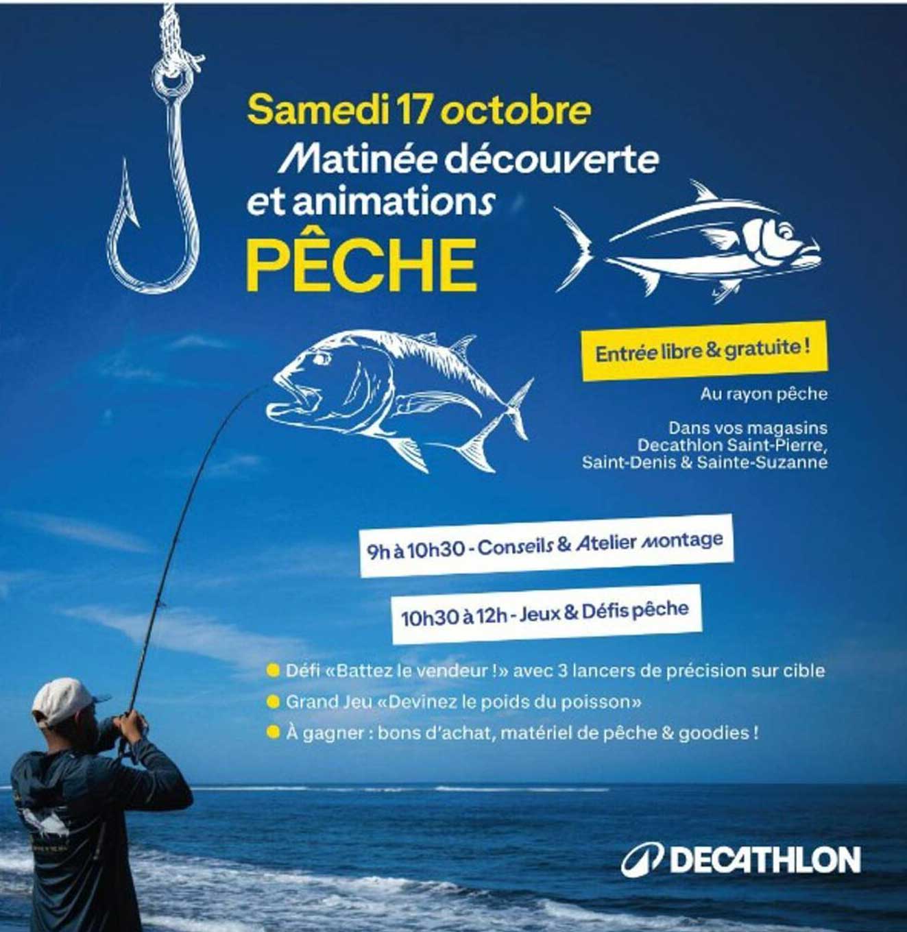Samedi 17 octobre Matinée découverte et animations PÊCHE
