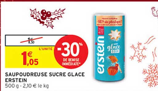 SAOUPDREUSE SUCRE GLACE ERSTEIN