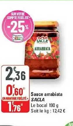 Sauce arrabiata SACLA