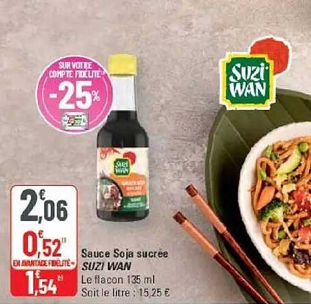 Sauce Soja sucrée SUZI WAN
