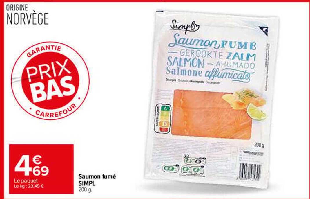 Saumon fumé SIMPL 200 g