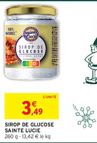 SIROP DE GLUCOSE SAINTE LUCIE