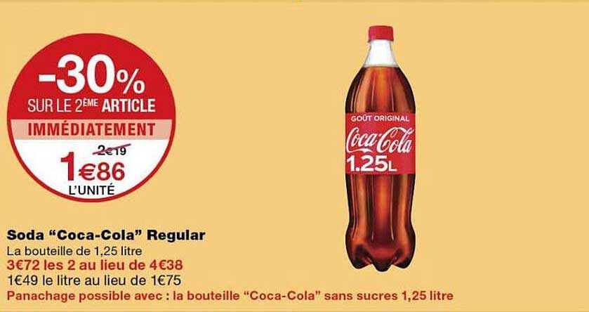 Soda “Coca-Cola” Regular