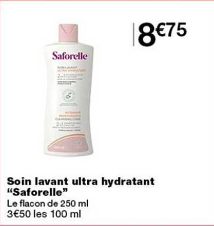 Soin lavant ultra hydratant “Saforelle”