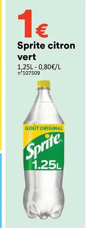 Sprite citron vert