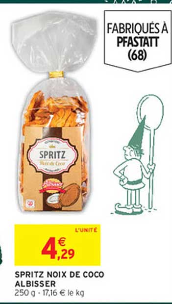 SPRITZ NOIX DE COCO ALBISSER