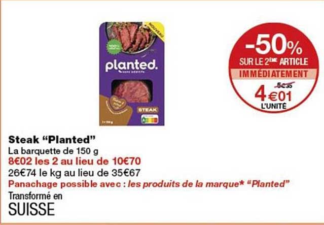 Steak “Planted”