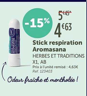 Stick respiration Aromasana
