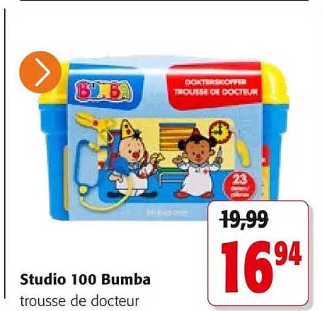 Studio 100 Bumba trousse de docteur