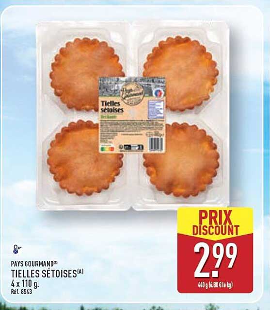 TIELLES SÉTOISES(A) 4 x 110 g. Réf. 8543