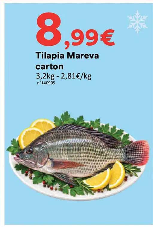 Tilapia Mareva carton