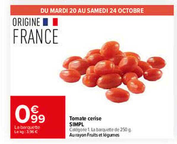 Tomate cerise SIMPL