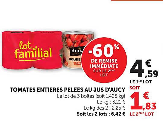 TOMATES ENTIÈRES PELÉES AU JUS D’AUCY