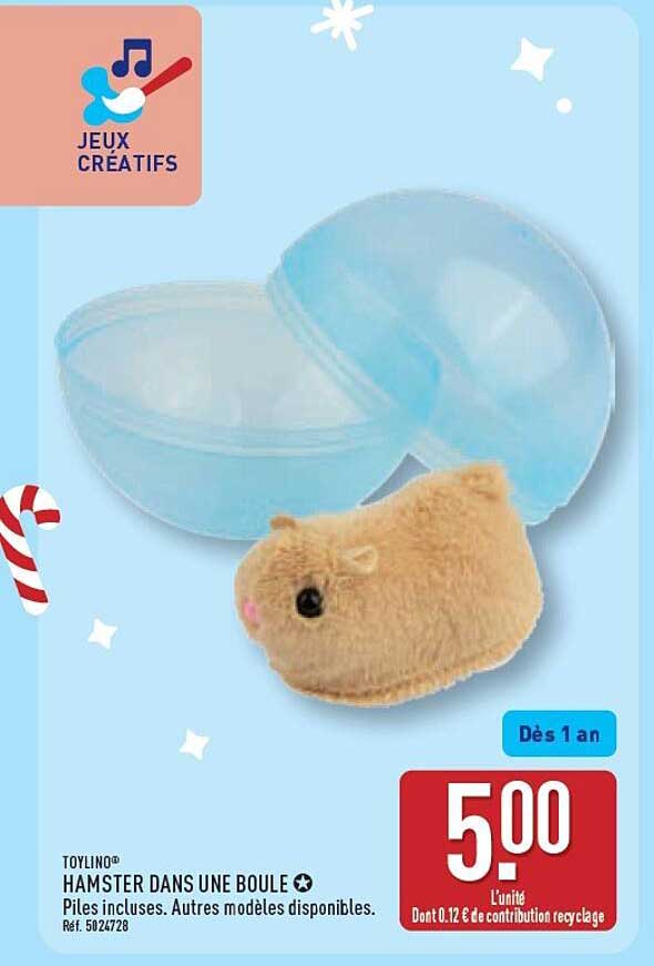 TOYLINO® HAMSTER DANS UNE BOULE