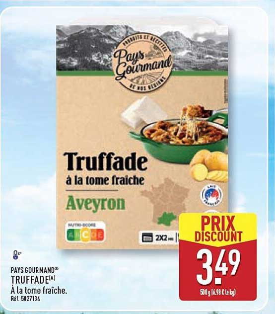 Truffade à la tome fraîche Aveyron