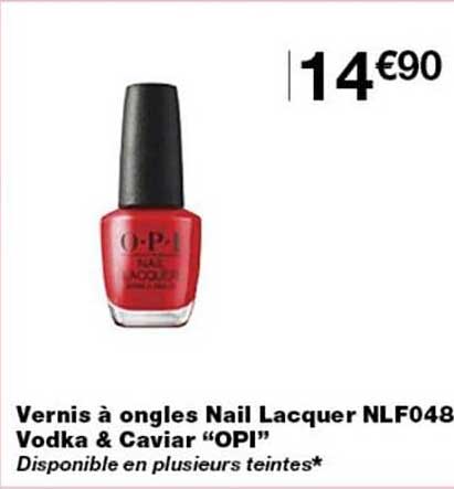 Vernis à ongles Nail Lacquer NLF048 Vodka & Caviar “OPI”