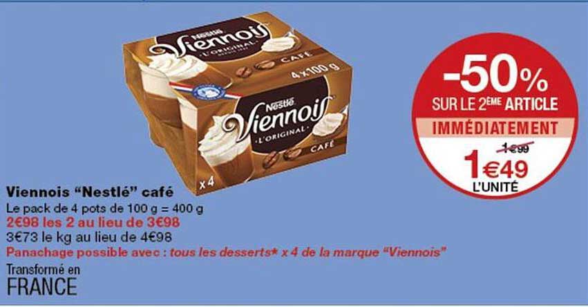Viennois “Nestlé” café