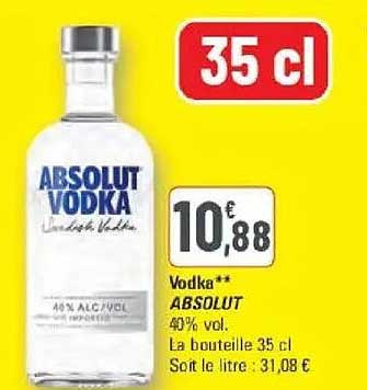 Vodka* ABSOLUT