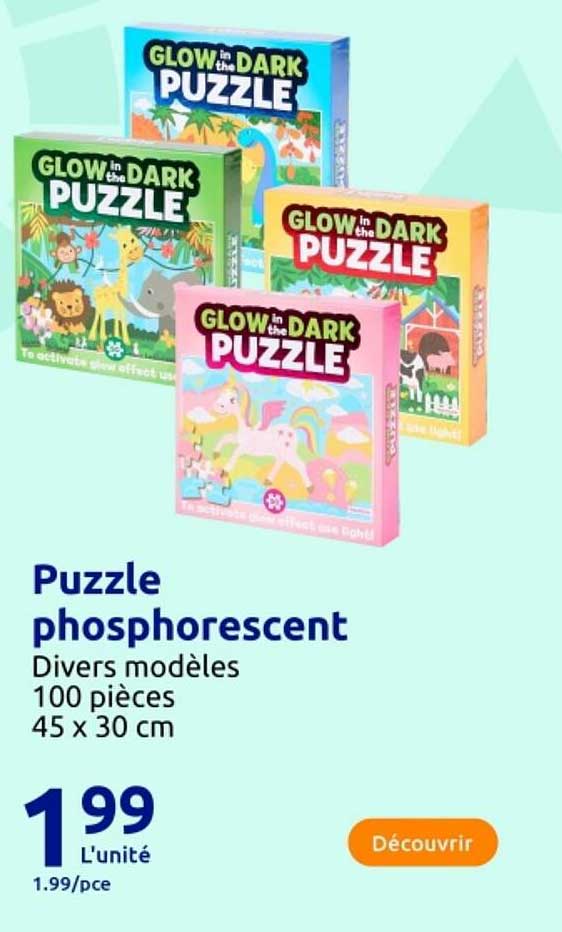 Puzzle phosphorescent