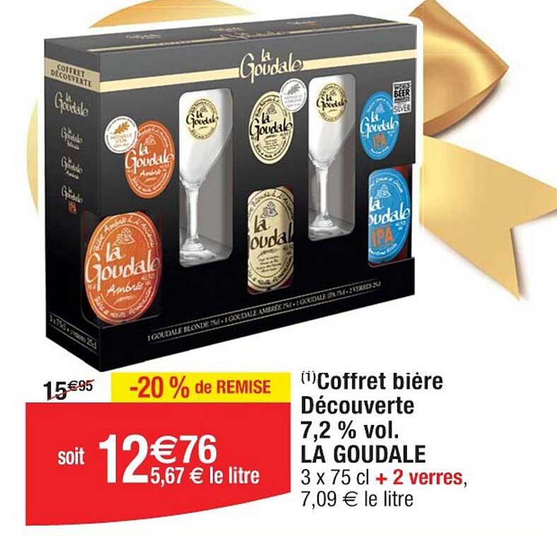 Coffret bière Découverte LA GOUDALE