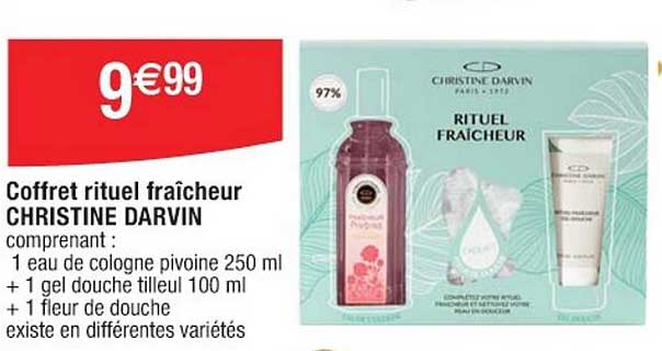 Coffret rituel fraîcheur CHRISTINE DARVIN
