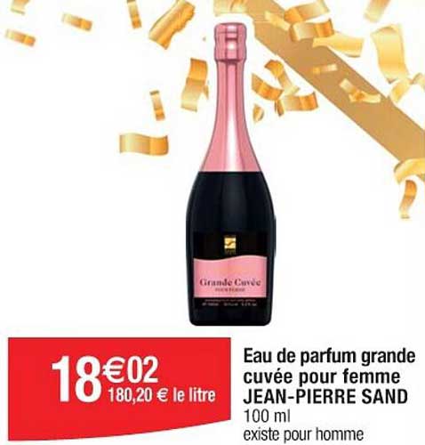 Eau de parfum grande cuvée pour femme JEAN-PIERRE SAND