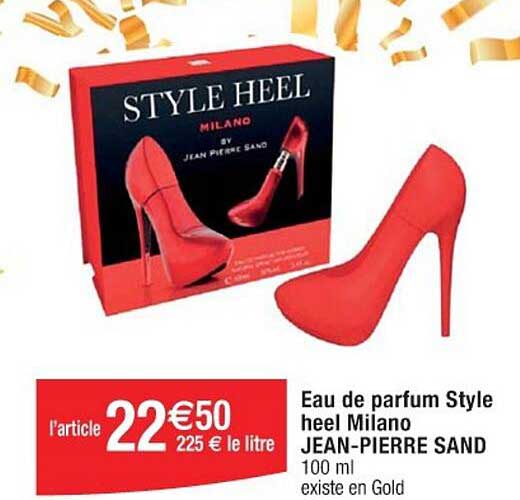 Eau de parfum Style heel Milano JEAN-PIERRE SAND