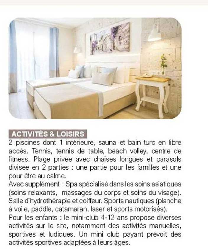 ACTIVITÉS & LOISIRS